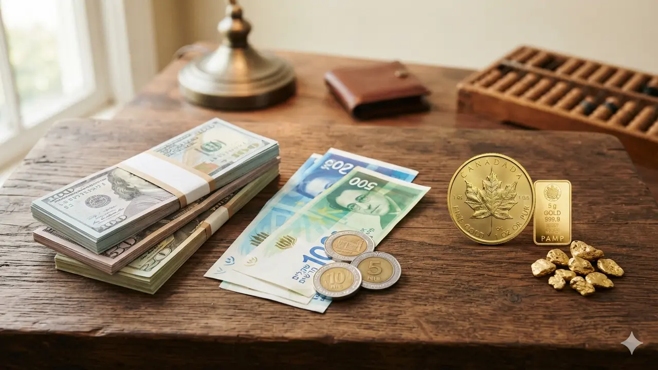 أسعار الذهب وصرف العملات في فلسطين صباح اليوم 27 يوليو